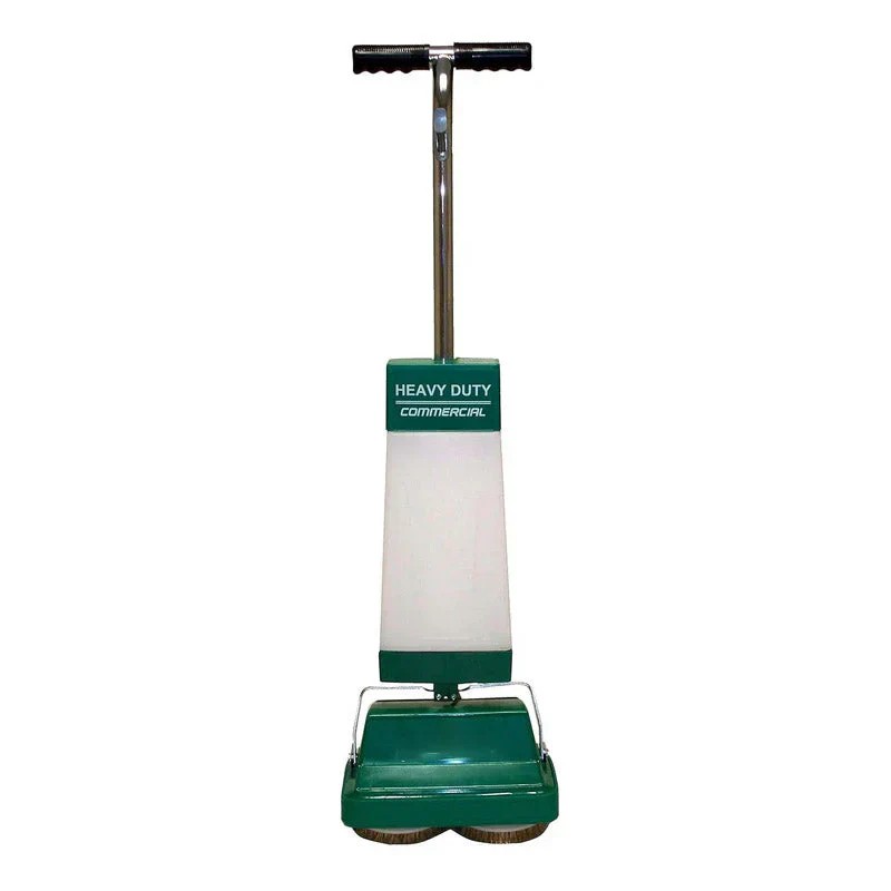 Limited Standard Goods BGFS5000 Portable Floor Scrubber & Polisher, 12′′ Cleaning Path, 4.2 Amp Motor, White/Green Distinctive