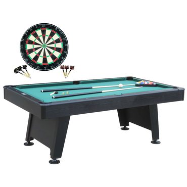 New 2026 Everyday Co Barrington Billiard 84" Arcade Pool Table with Bonus Dartboard Set, Green Universal