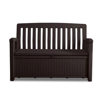 Revolutionary Smart Pick 60 Gallon Patio Storage Bench – Brown Universal