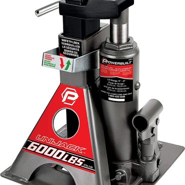 Limited True Basics Powerbuilt 3 Ton, Bottle Jack and Jack Stands in One, 6000 Pound Capacity Universal
