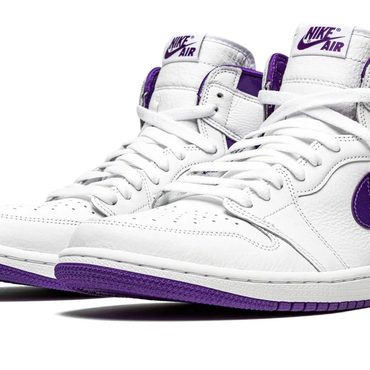 Limited Clear Choice AIR JORDAN 1 RETRO HIGH WMNS "Court Purple" Sensible