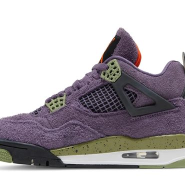Essential Basic Line Wmns Jordan 4 Retro 'Canyon Purple' Practical
