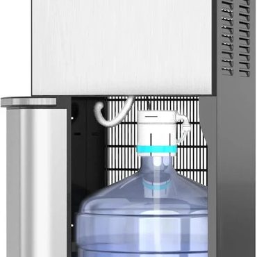 Limited Clear Choice Limited Edition Self Cleaning Water Cooler Dispenser, 3 Temperature Settings, Stainless Steel Sound