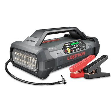 Annual Pure Value Starter with Air Compressor 1500Amp 12V Car Battery Booster 150 PSI Tire Inflator Practical