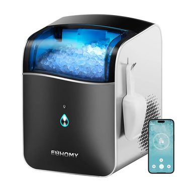 Brand New Basic Line EUHOMY Smart Nugget Ice Maker, 40lbs/Day, APP Control, Countertop Functional