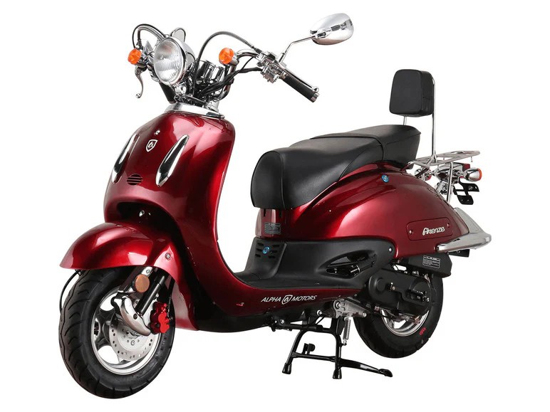 Durable True Basics Alpha Motors Mofaroller Firenze 50 ccm 25 km/h / 45 km/h, EURO5 Sound
