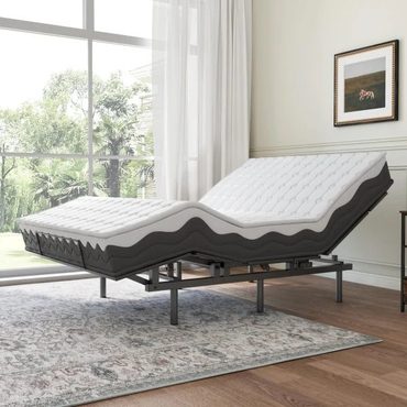 Limited Open Market Adjustable Bed Frame, Wireless Remote, Memory Function, Head and Foot Lift, Full, Black Reliable