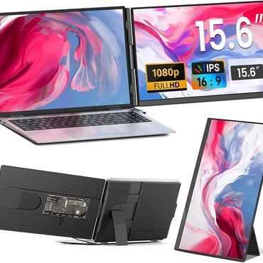 In Season Open Market Laptop Screen Extender 15.6" FHD 1080P Portable Monitor Detachable Plug and Play Sound