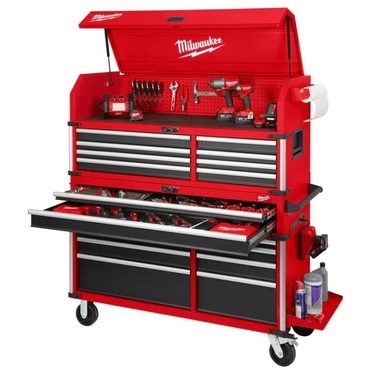 Durable Basic Line High Capacity 56 in. 18-Drawer Tool Chest and Cabinet Combo Everyday