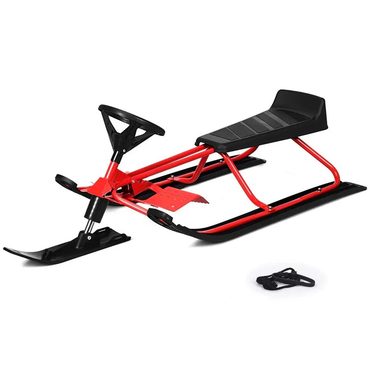 Limited Clear Choice Snow Racer Sled, Ski Sled Slider Board with Twin Brakes Everyday